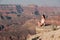 Tourist at Grand Canyon