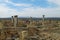 Tourist group at ancient Volubilis town ruins