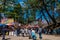 Tourist at the Hirosaki Castle Park