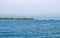 Tourist jetty of St. Martin`s Island, Bangladesh. Photo of a seaport on an island with many ships docked. Good to use for outdoor.