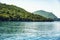 Tourist kayak on the Ohrid Lake, Republic of Macedonia, Balkans