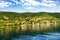 Tourist kayak on the Ohrid Lake, Republic of Macedonia, Balkans