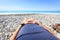 Tourist Lying On The Beach