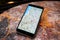 Tourist maps of Poland with a mobile phone for navigation and exploration