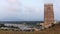 Tourist at Murudeshwara Beach Murudeshwara Temple Complex with a tall 20 storied Gopuram