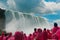 Tourist at Niagara Falls, Ontario, Canada