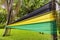 Tourist office in Turtle River Park Ocho Rios JamaiJamaican flag colours in Turtle River Park Ocho Rios Jamaicaca