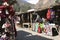 Tourist oriented souvenirs at the Pisac Market Cusco Peru UNESCO world heritage city