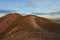 Tourist on Path at Dante`s View Death Valley California