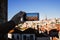 Tourist photographs the panorama of the city of Porto on his smartphone