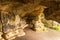 Tourist route, powerful rocks and vegetation, rock cave, interesting tourist destination, geology