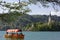 Tourist Rowboat on Lake Bled