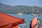 Tourist sailing boats in the bay of Fethiye. Turkey