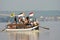 Tourist ship on Danube river