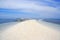 Tourist ships anchoring along Pontod the virgin island in Bohol, the Philippines Isola de Francesco