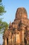 Tourist at the Shwe Leik Too temple in Bagan