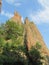 Tourist sights of  Bulgaria, limestone rock formation cliff in Belogradchik