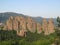 Tourist sights of  Bulgaria, limestone rock formation cliff in Belogradchik
