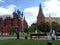 Tourist site for observation on the Kremlin walls