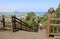 Tourist takes photo view from Seongsan Ilchulbong in Jeju Island, South Korea