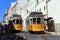 Tourist trams Lisbon