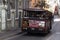 Tourist transport in the streets of the city of Guanajuato