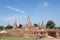 Tourist travel to visit Wat Chaiwatthanaram. It is one of Ayutthayaâ€™s most impressive temples