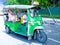 Tourist on \'\' tuk tuks \'\' in Bangkok