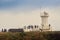 The tourist visited Lighthouse, the target of treking in Seopjikoji.