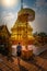 Tourist visits Wat Phrathat Doi Suthep Theravada Buddhist temple Chiang Mai Province
