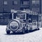 Tourist wheel train closeup