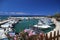 Tourist Yachts at marina in Cyprus