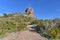 Touristic footpath on the mountain Pena San Miguel