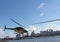 Touristic helicopter in New York, USA