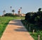 Touristic path to the lighthouse in Algarve