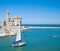 Touristic port of Trani. Apulia.