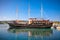 Touristic sailing boat , Halkidiki, Greece.