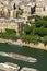 Touristic ship on Seine river, Paris