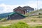 Touristic wooden cottage on the top of mount Serak