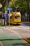 The touristic yellow tram in Vienna