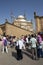 Tourists admire the magnificent Citadel of Salah Al-Din in Cairo, Egypt.