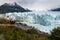Tourists admiring Perito Moreno Glacier in Southern Patagonia