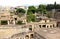 Tourists in the ancient Roman Herculaneum, Italy