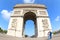 Tourists at Arc de Triomphe Paris