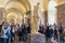 Tourists around Venus de Milo in Louvre