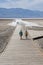 Tourists in Badwater Basin