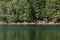 Tourists on bank of Black Lake on Sumava