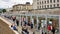 Tourists at the Berlin Wall Memorial in Germany