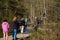 Tourists on the Boardwalk in Huntley Meadows