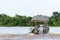 Tourists in boat Rufiji river